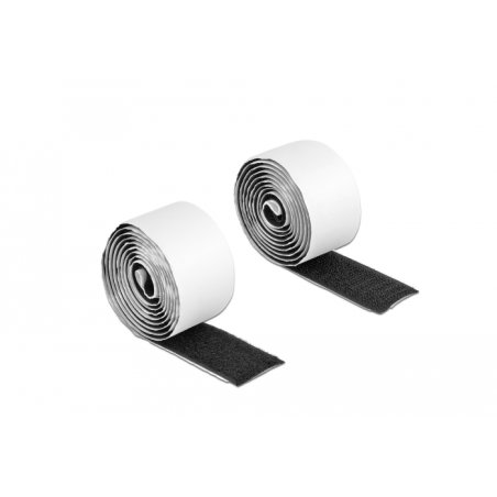 DeLOCK Hook-and-loop tape self-adhesive L 1 m x W 25 mm black