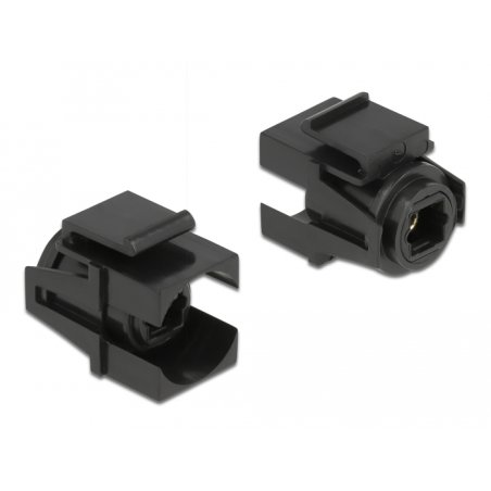 DeLOCK Module Keystone TOSLINK femelle TOSLINK femelle noir