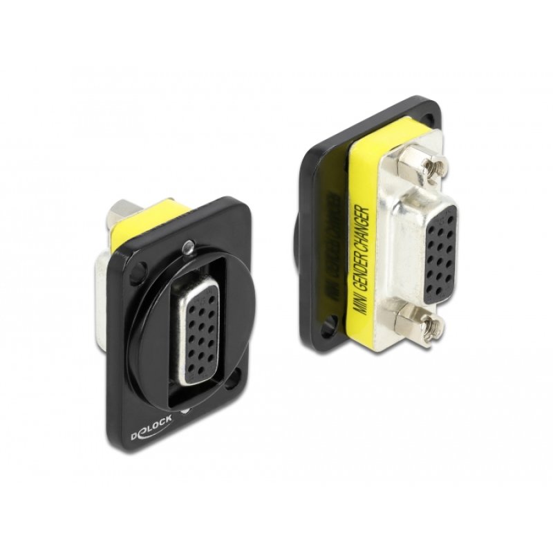DeLOCK D-Type Module VGA 15 pin female to female