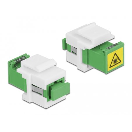 DeLOCK Module Keystone SC Simplex femelle à SC Simplex femelle avec volet interne de protection laser