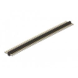 DeLOCK Pin header 40 pin, pitch 1.27 mm, 1-row, straight, 5 pieces