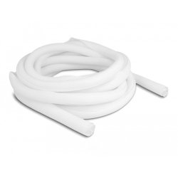 DeLOCK Manchon tressé autofermant 5 m x 19 mm, blanc
