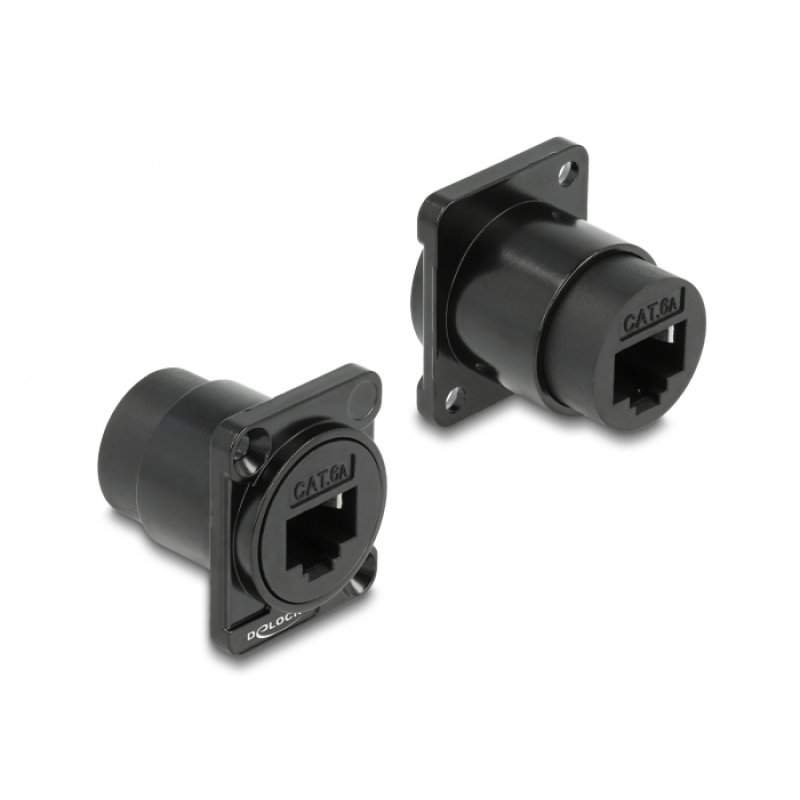 DeLOCK D-Type Module RJ45 Cat.6A female to female