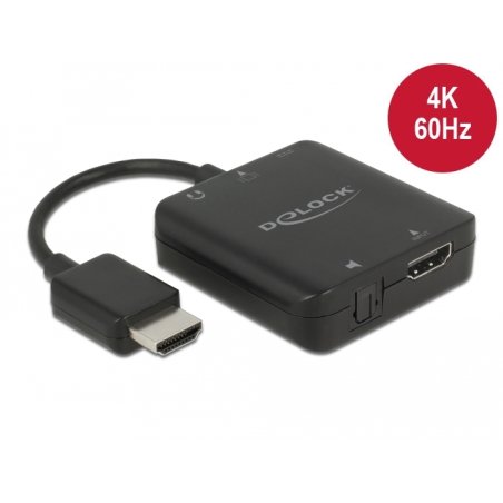 DeLOCK Extracteur audio HDMI 4K 60 Hz compact