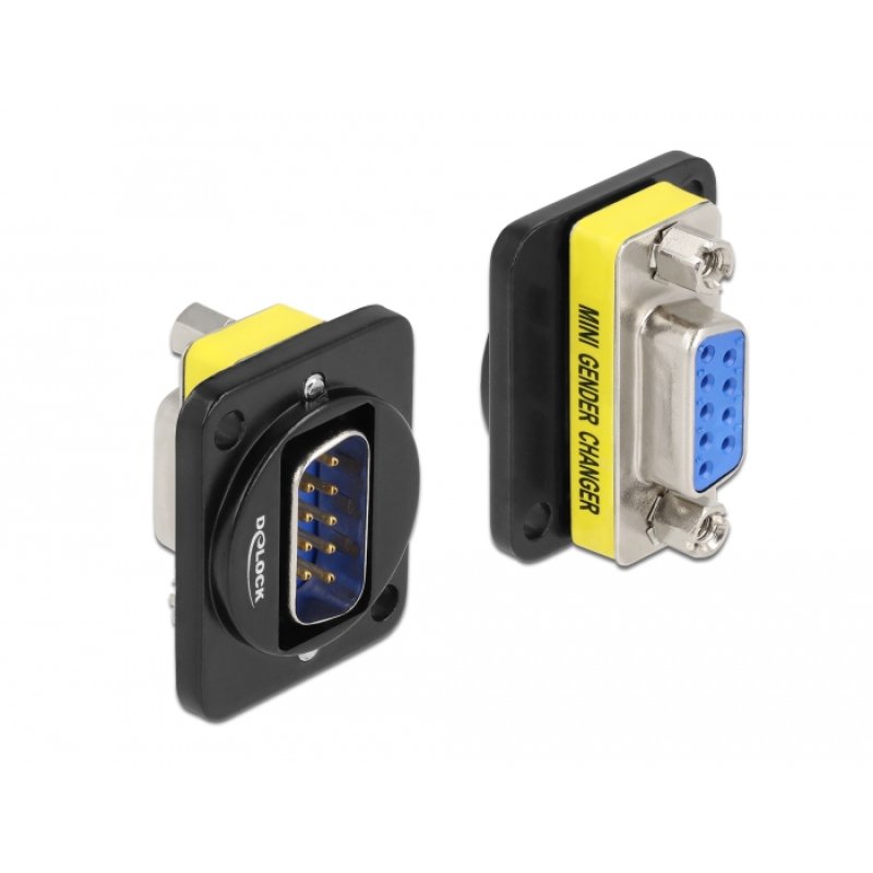 DeLOCK Module D-Type, DB9 mâle à DB9 femelle