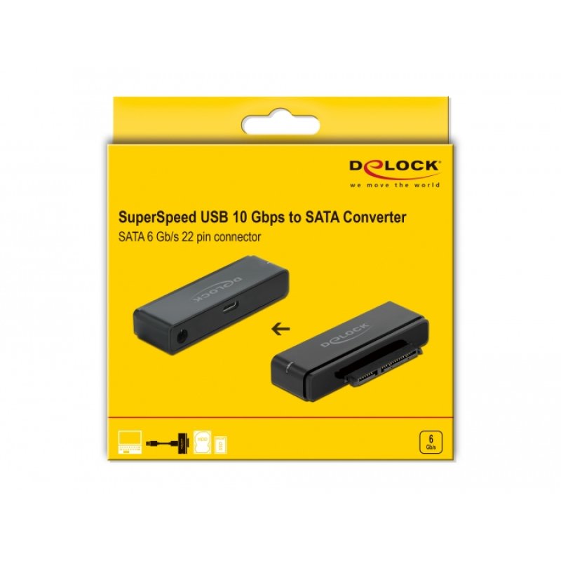 DeLOCK USB Type-C 3.2 Gen 2 to SATA Converter