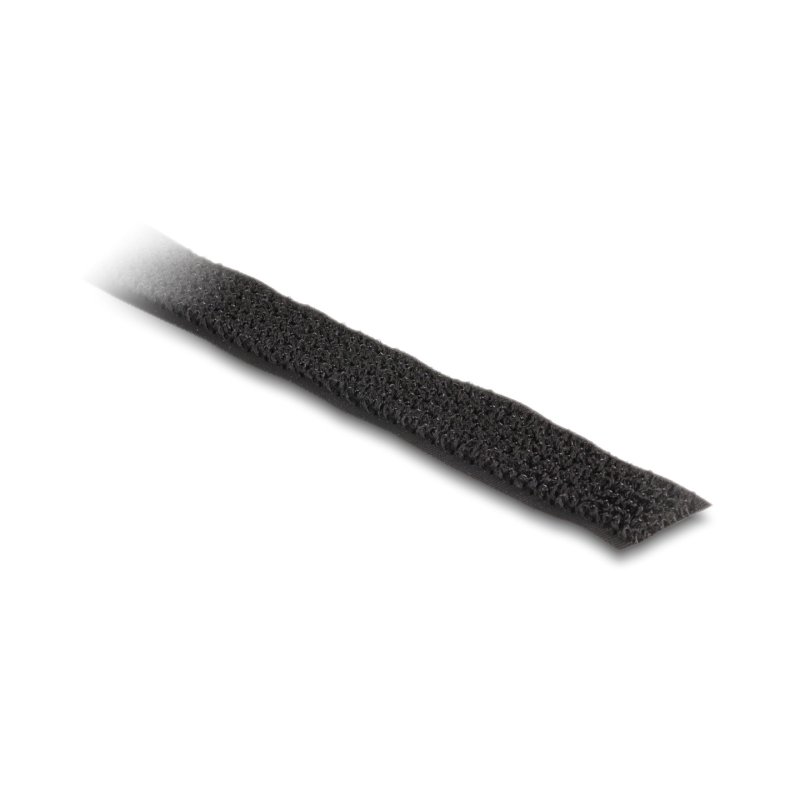DeLOCK Rouleau de bande de scratch avec boucle, L 5 m x l 20 mm, noir