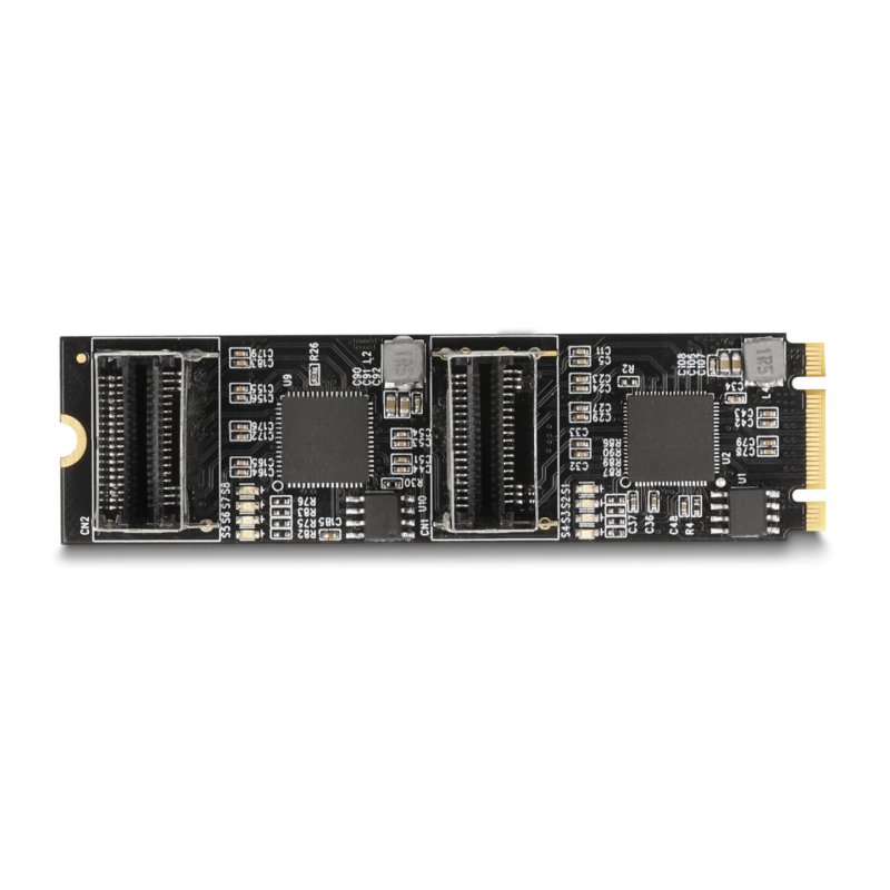 DeLOCK Convertisseur M.2 2280 Key B M mâle à 8 x SATA