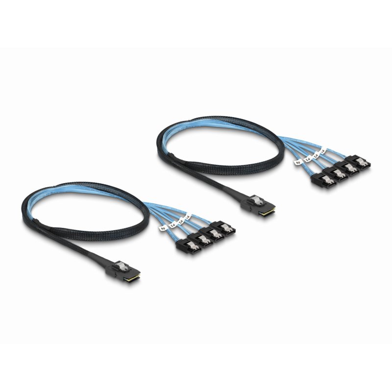 Konverter M.2 2280 Key B M Stecker zu 8 x SATA