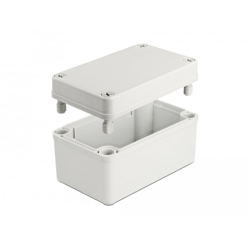 DeLOCK Boitier d’installation étanche IP65, 130 x 80 x 70 mm, gris