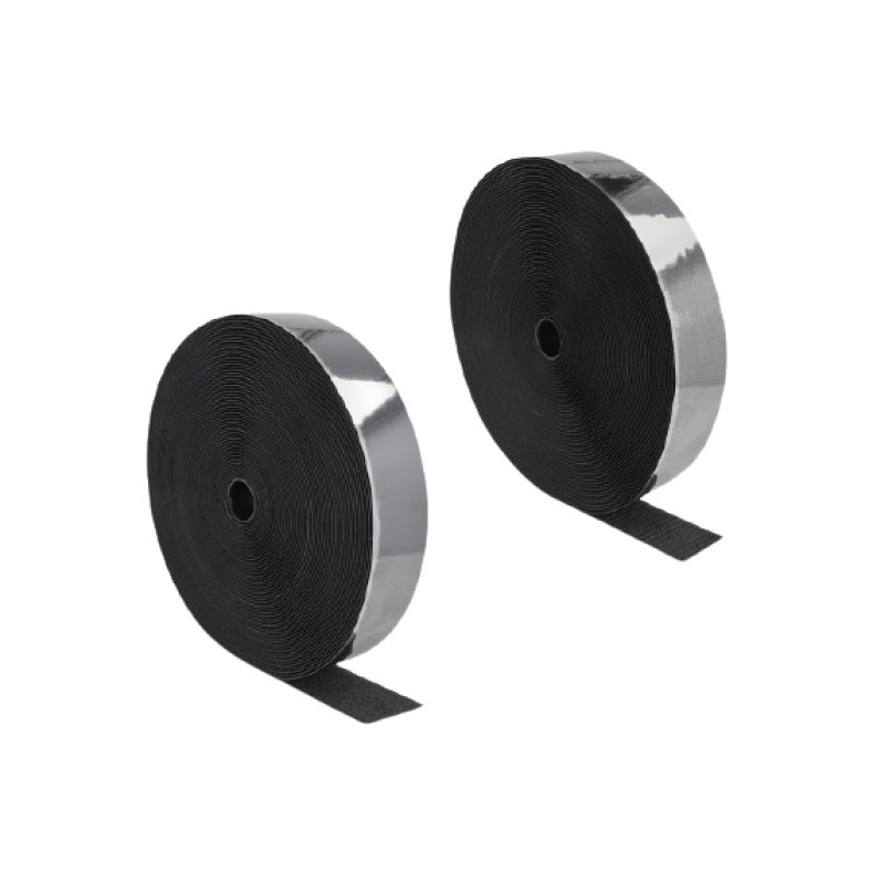 DeLOCK Heavy-duty Hook-and-Loop tape self-adhesive L 25 m x W 50 mm black