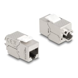 Keystone Modul RJ45 Buchse zu LSA Cat.6A Slim werkzeugfrei