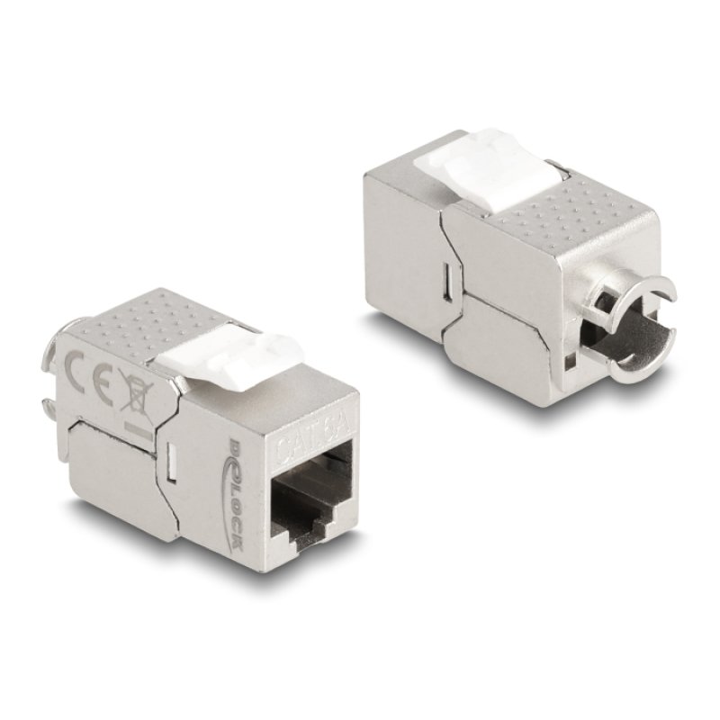 DeLOCK Keystone Module RJ45 jack to LSA Cat.6A Slim toolfree