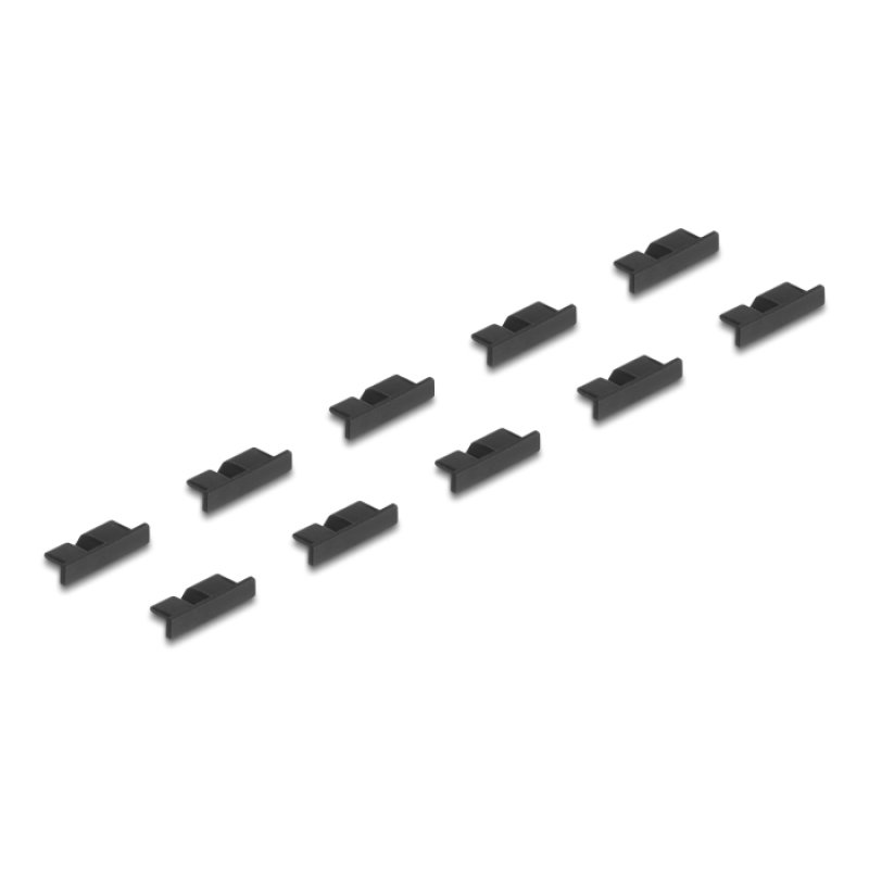 DeLOCK Dust Cover for USB 3.0 Type Micro-B female without grip 10 pieces black