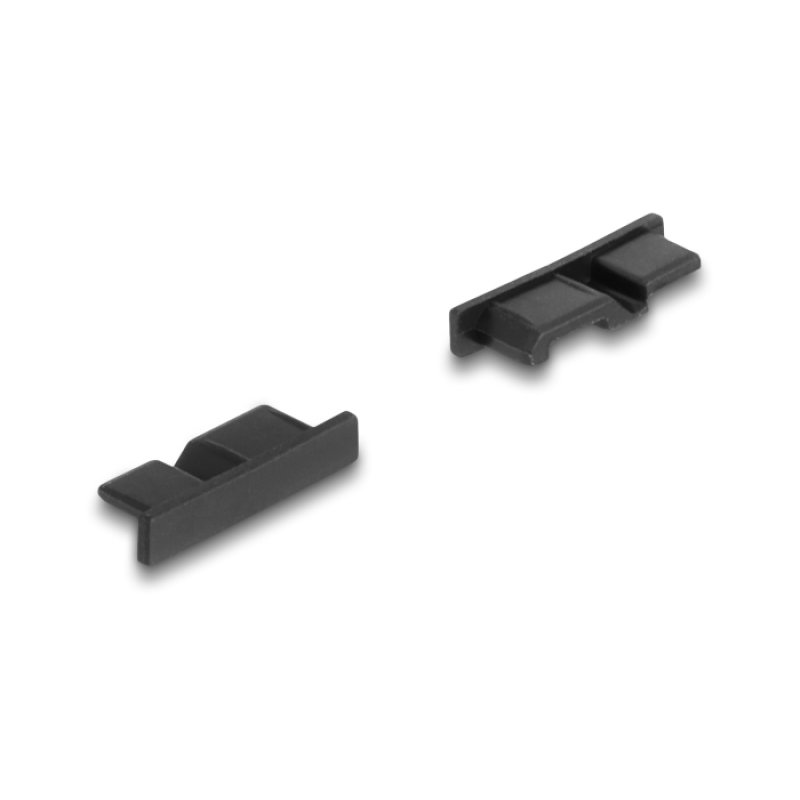 Staubschutz für USB 3.0 Typ Micro-B Buchse ohne Griff 10 Stück schwarz