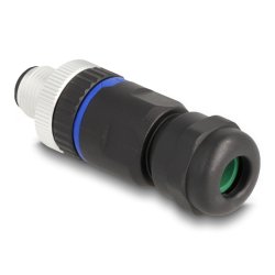 M12 Steckverbinder A-kodiert 5 Pin Stecker zur Montage mit Schraubanschluss