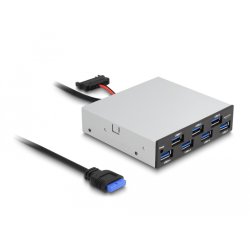 DeLOCK Panneau avant 3.5″ USB 5 Gbps 7 x USB Type-A