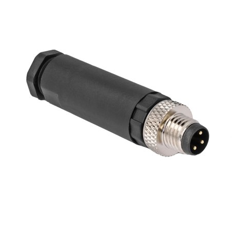 M8 Steckverbinder A-kodiert 3 Pin Stecker zur Montage mit Schraubanschluss