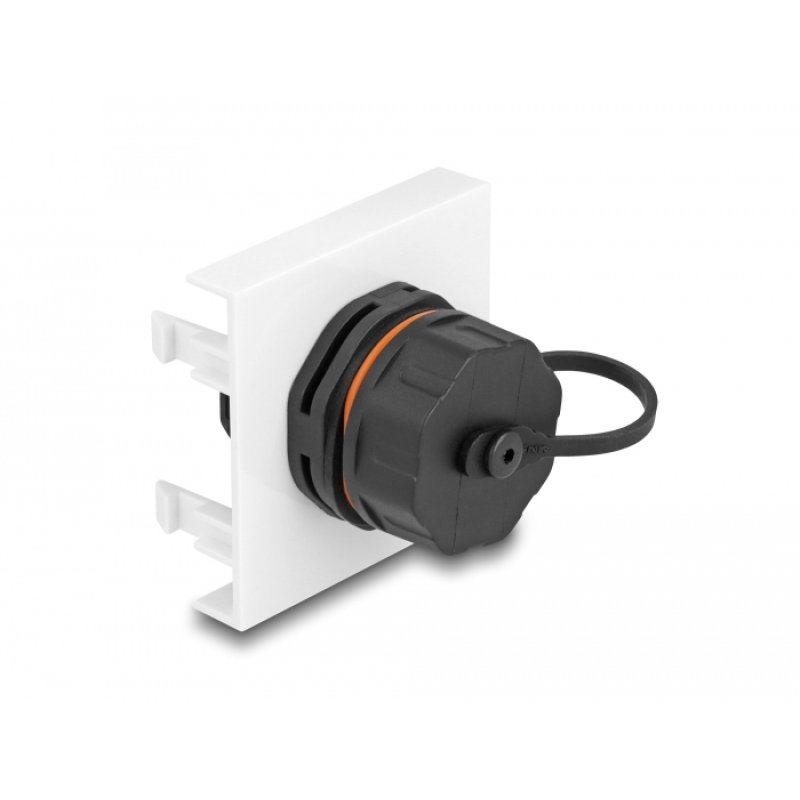 DeLOCK Module de réseau Easy 45, RJ45 Cat.6A, 45 x 45 mm