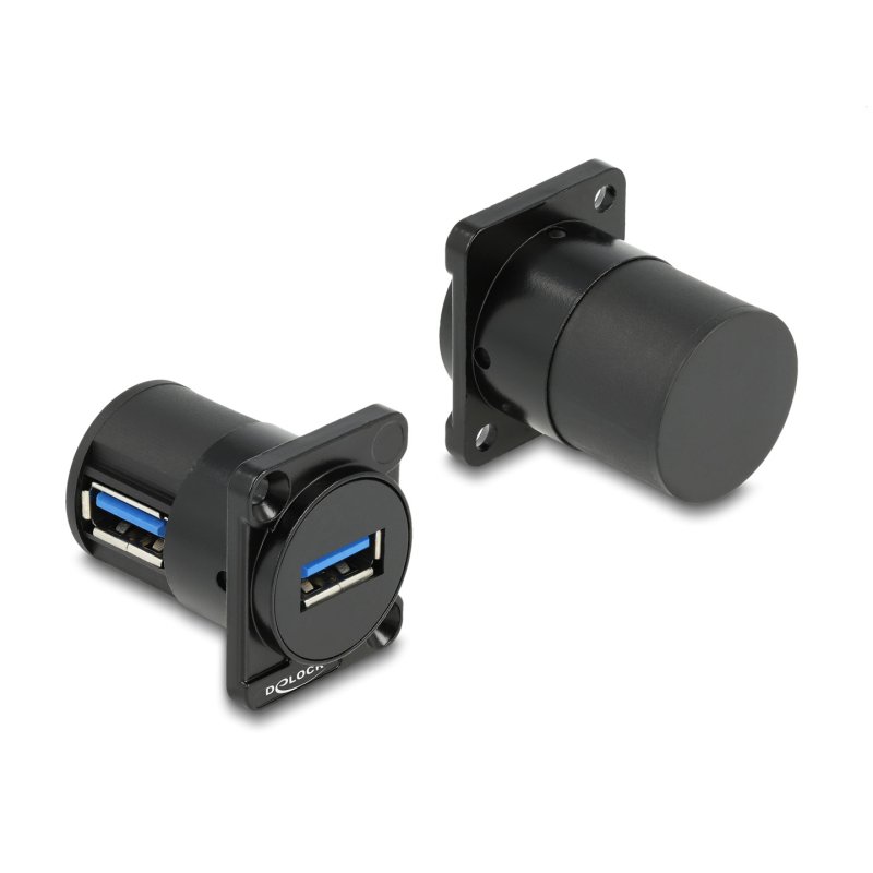 DeLOCK Module D-Type, USB 5 Gbps Type-A femelle à femelle coudé à 90°