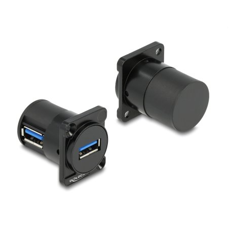 DeLOCK Module D-Type, USB 5 Gbps Type-A femelle à femelle coudé à 90°