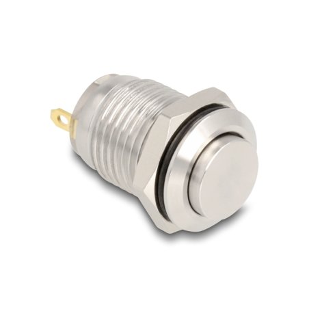 DeLOCK 20983 push-button panel Silver