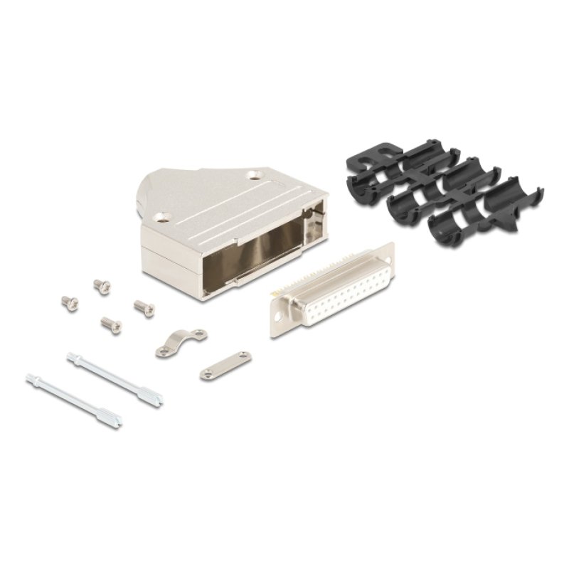 DeLOCK 67135 wire connector D-Sub (25-pin) Silver