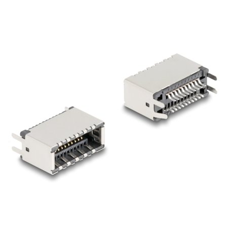 USB Typ-E Key A 20 Pin Buchse vertikal zur SMT Lötmontage