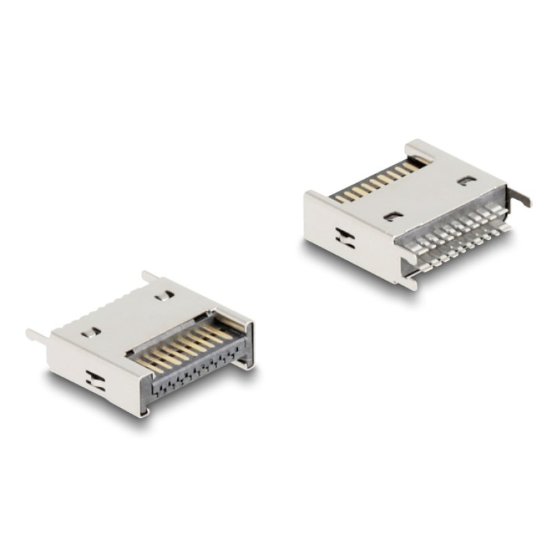 USB 10 Gbps Typ-E Key A 20 Pin Stecker gerade zur SMT Lötmontage