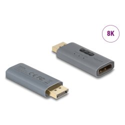 DeLOCK 64328 changeur de genre de câble DisplayPort Anthracite