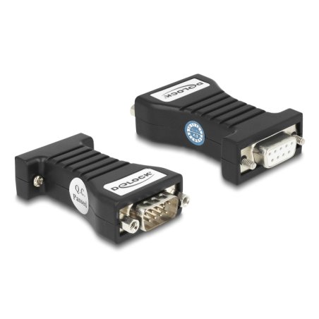 DeLOCK 64314 serial converter/repeater/isolator RS-232 Black