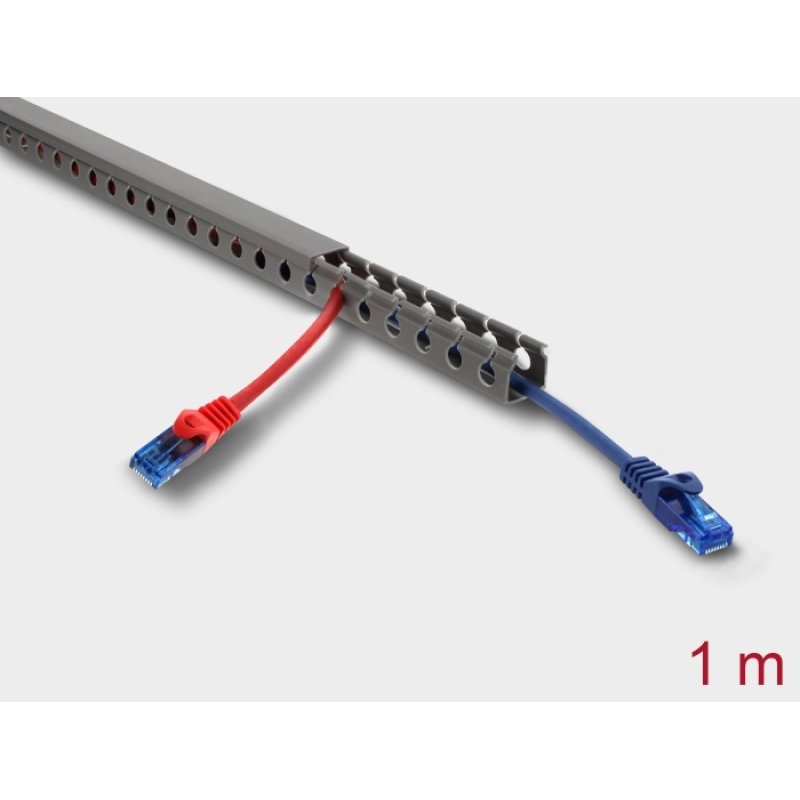 DeLOCK 22026 cable organizer Universal Cable duct Grey 1 pc(s)