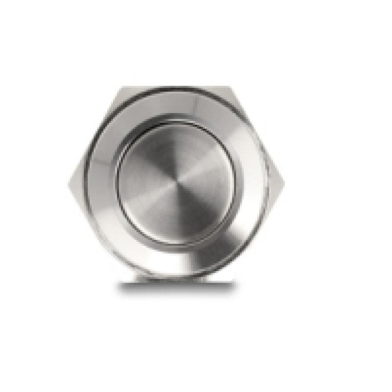 DeLOCK Bouton-poussoir pour installation, 16 mm, terminal à 2 vis, actionneur plat