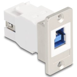 Panel Mount USB 5 Gbps Typ-B Buchse zu USB Typ-A Buchse konisch