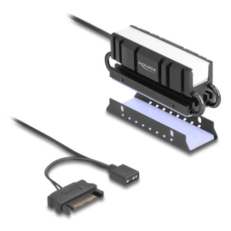 M.2 Kühlkörper für SSD 2280 mit RGB LED Beleuchtung