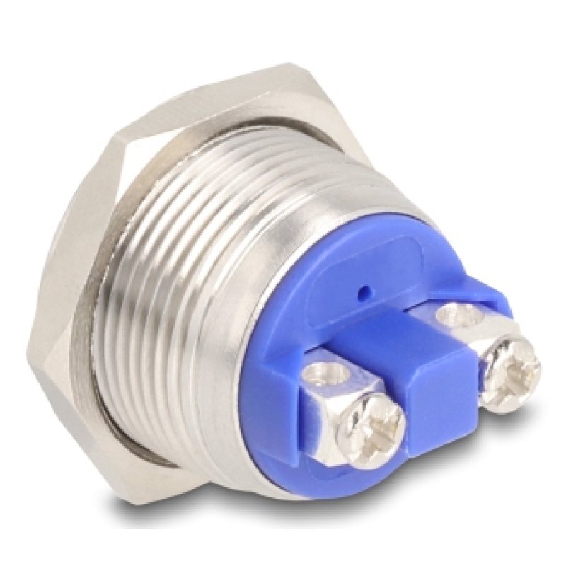 DeLOCK 22041 electrical switch Pushbutton switch 2P Silver