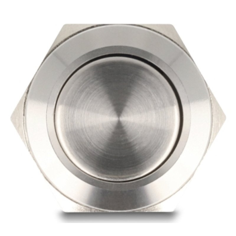 Drucktaster zum Einbau 19 mm 2 x Schraubklemme Taster flach