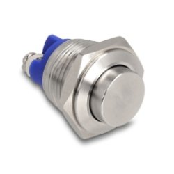 DeLOCK Push Button for Installation 16 mm 2 x Screw Terminal actuator very high
