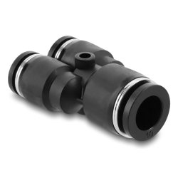 DeLOCK Pneumatic Connector 2 x 8 mm to 1 x 10 mm with mounting hole Y-shape