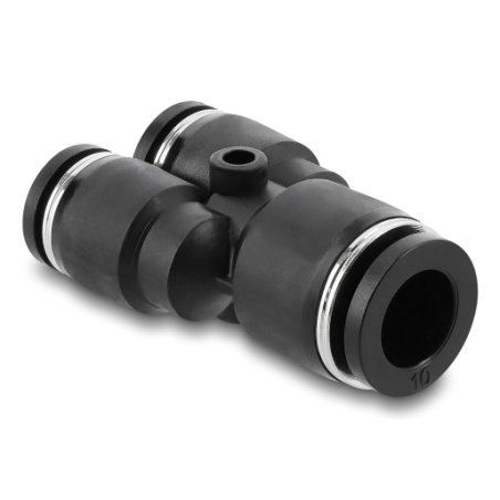 DeLOCK Pneumatic Connector 2 x 8 mm to 1 x 10 mm with mounting hole Y-shape