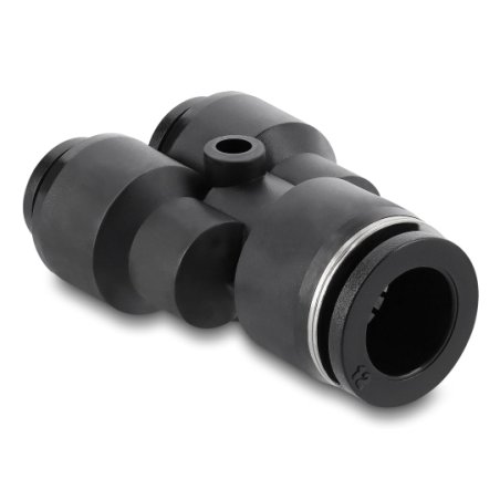 DeLOCK 60753 connecteur et flexible d'air Noir Métal, Plastique Filetage femelle 1 pièce(s)