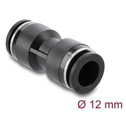 DeLOCK 60742 connecteur et flexible d'air Noir Métal, Plastique Filetage femelle 1 pièce(s)