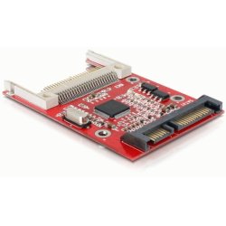 DeLOCK SATA Card Reader lecteur de carte mémoire Rouge