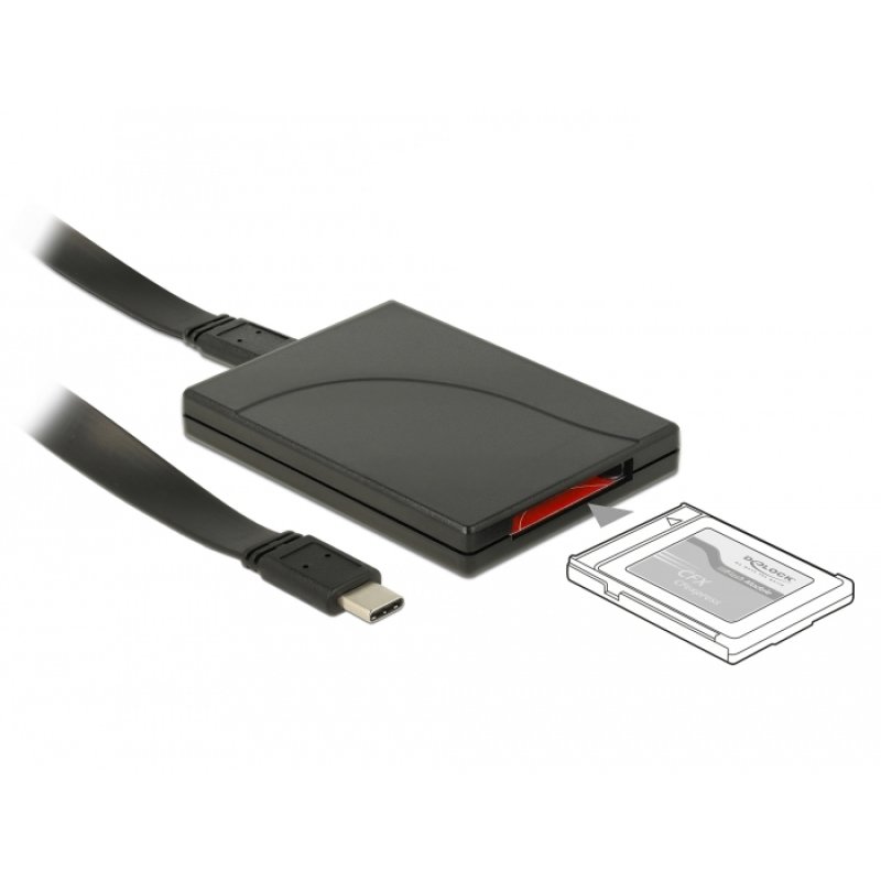 Delock USB Type-C™ Card Reader für CFexpress Speicherkarten