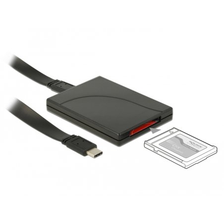 DeLOCK 91749 lecteur de carte mémoire USB 3.1 (Gen 2) Type C Noir