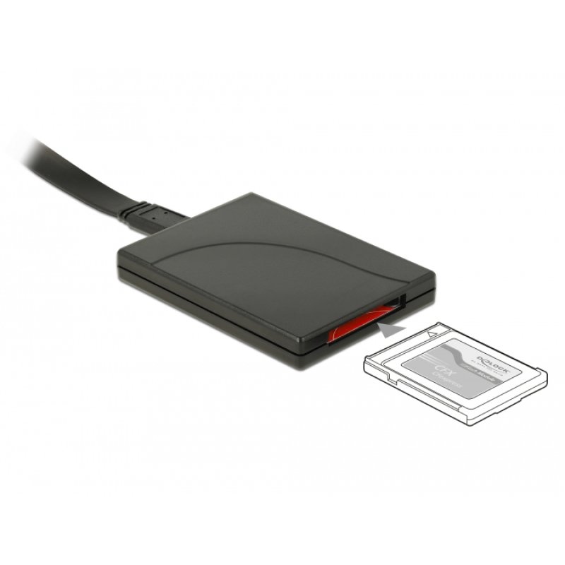 Delock USB Type-C™ Card Reader für CFexpress Speicherkarten