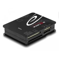 DeLOCK Lecteur de carte USB 2.0 pour cartes mémoire CF / SD / Micro SD / MS / xD / M2