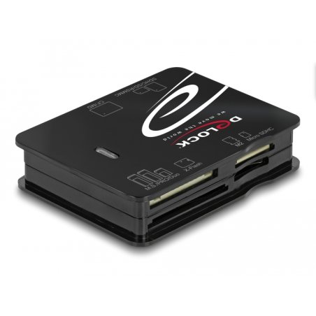 Delock USB 2.0 Card Reader für CF / SD / Micro SD / MS / xD / M2 Speicherkarten