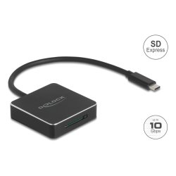 DeLOCK 91019 card reader USB 3.1 (Gen 2) Type C Black