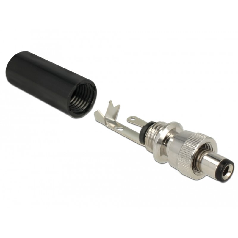 DeLOCK 89914 wire connector DC Black, Nickel